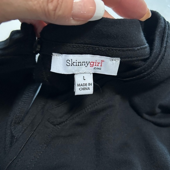 Skinnygirl Classic Black Jumpsuit Size Large - Picture 5 of 9